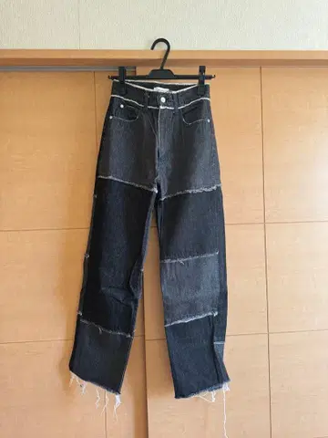 LAGUA GEM 패치워크 데님 팬츠