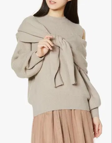 [ 새상품급 ] SNIDEL 디퍼메이션 니트탑 SWNT204083