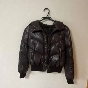 UNTITLED 다운 자켓 다크 브라운