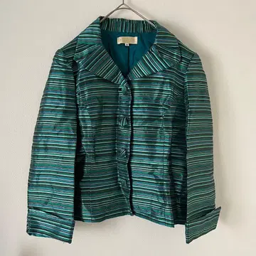 새상품급 La Festa chic 라핀 자켓 13호 레트로 그린