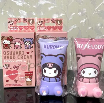산리오 앉아있는 핸드크림 쿠로미 마이멜로디 2개 세트