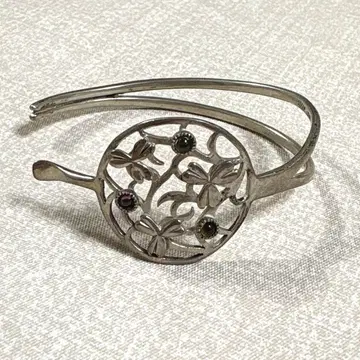 uzu 실버 뱅글 팔찌