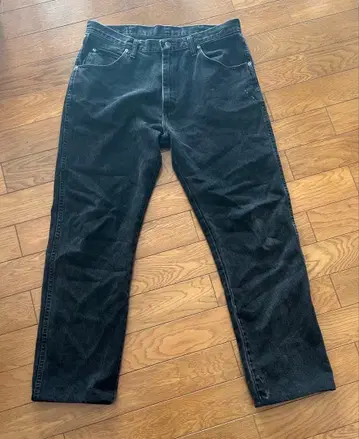 vintage wrangler black denim baggy jeans