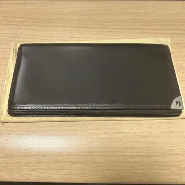 던힐 다크 브라운 가죽 장지갑