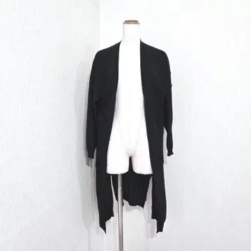 Te chichi TERRASSE 린넨 혼 롱 가디건 F 다크 네이비