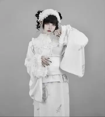 몽환의 동화 유카타 세트 [ White ]