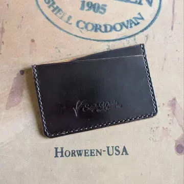 HORWEEN 호윈 쉘 코도반 카드 케이스 패스 케이스