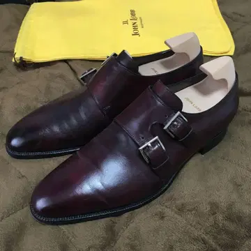 JOHN LOBB 더블 몽크 가죽 신발 8하프