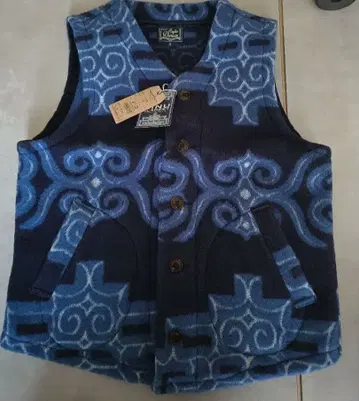 [미사용 새상품] 45th 아이누 담요 베스트 [SP-105]