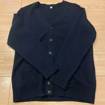 네이비 L 사이즈 가디건