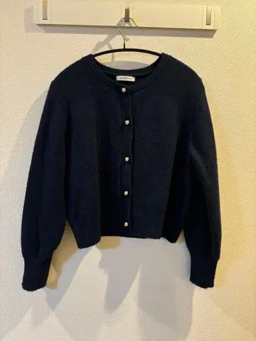네이비 버튼 가디건 긴팔