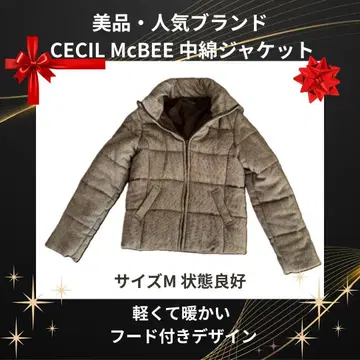 CECIL McBEE 패딩 자켓 후드 부착 M 새상품급