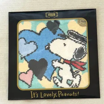 페일러 FEILER 스누피 손수건 테두리 색상 그린