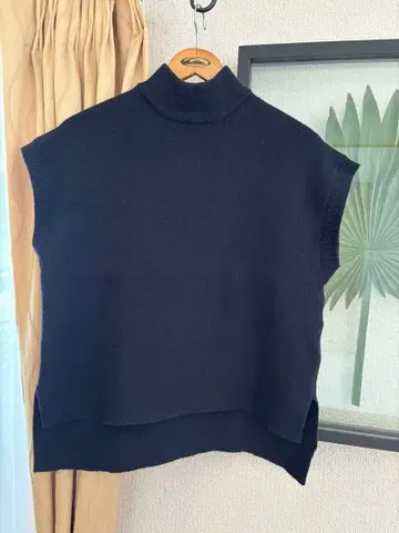 코라손 인터내셔널 니트 베스트 블랙 M