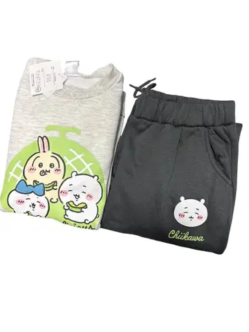 미사용 새상품 치이카와 상하의 맨투맨 L