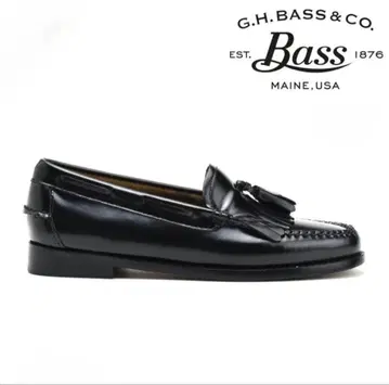G.H. Bass & Co. 블랙 태슬 로퍼/US8.0 25cm