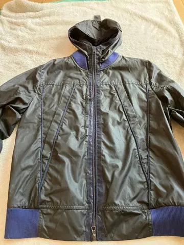 ALEXANDER MCQUEEN 다크 그레이 나일론 자켓