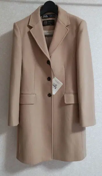 [ ZARA ] ZARA MANTECO 체스터 코트 카멜 L 사이즈