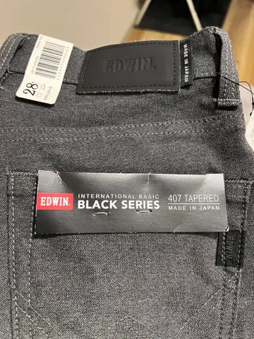 EDWIN 407 테이퍼드 28 그레이