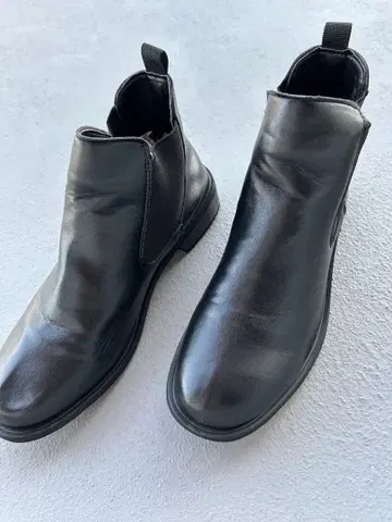 사이드 고어 숏부츠 블랙