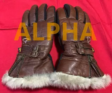 무료배송! 알파 인더스트리 방한 가죽 그로브 천연 가죽 장갑