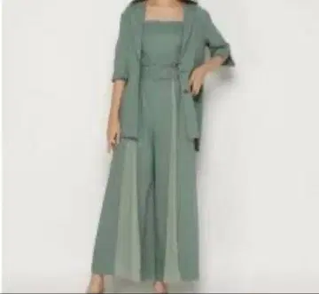 레이디 아젤 그린 셋업 (자켓과 팬츠만)