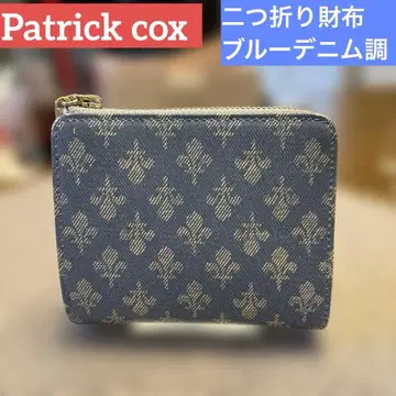 미사용품 패트릭 콕스 접이식 지갑 블루 데님풍 컴팩트