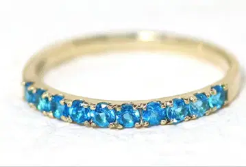 아파타이트 K10 골드 하프 이터니티 반지 10K 10금 일본제