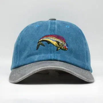 새상품 오리지널 자수 베이스볼 캡 시이라 트로피컬 피쉬