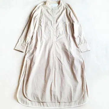 TICCA SOMELOS 밴드 카라 셔츠 원피스 일본제