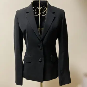 INED 블랙 싱글 버튼 비즈니스 자켓 9호