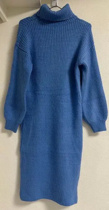 하이넥 니트 원피스