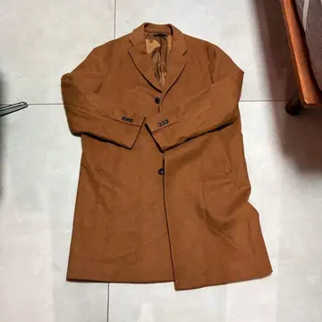 유니클로 울 캐시미어 체스터 코트 브라운 BROWN XL