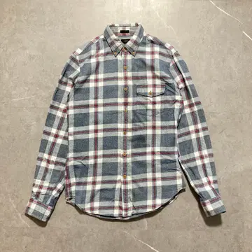 J.CREW 체크 플란넬 셔츠 그레이 계열