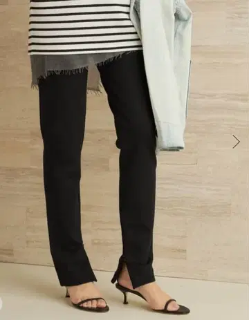 Plage 속기모 Zip Skinny 팬츠 36