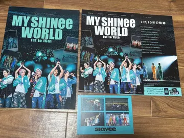 MY SHINEE WORLD 영화 팜플렛, 전단지 2장, 엽서 세트