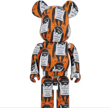 BE@RBRICK BANKSY MONKEY SIGN 1000%