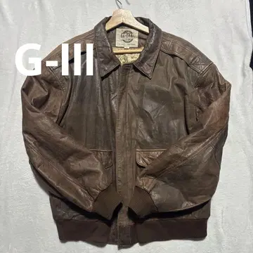 [ 극희소/안감도안 ] G-III 가죽 자켓 A-2 플라이트 자켓