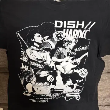 DISH// 투어 T셔츠 XL 밴T 밴드T셔츠