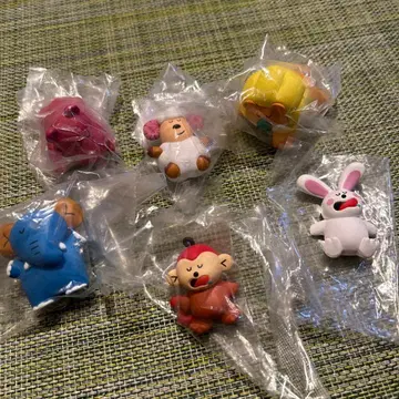타베코 동물 푸근푸근 피규어 6개 세트