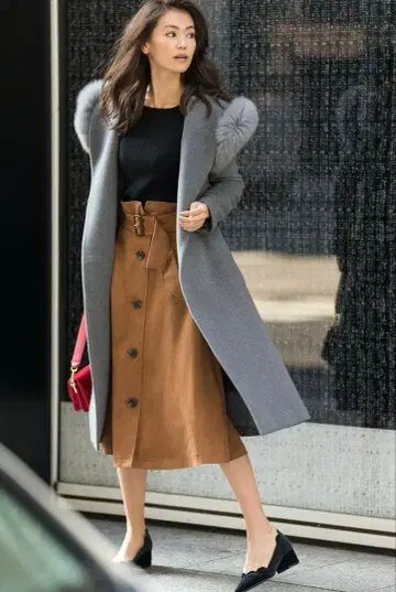 마이 스트라다 BIG 후드 코트 38