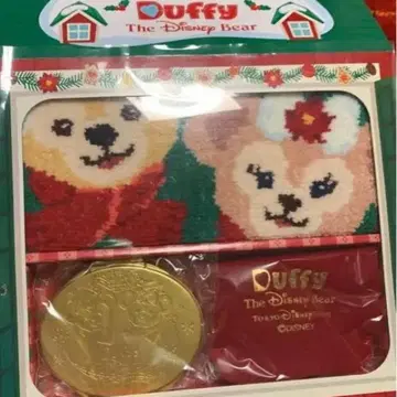 새상품 디즈니 리조트 더피 크리스마스 타월 거울 기프트 세트