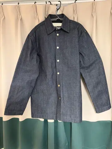 질 샌더 데님 자켓 데님 코트