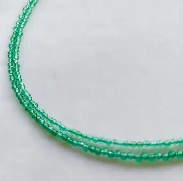 MeiNu 그린 마노 목걸이