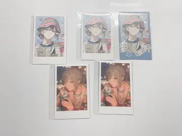 니지산지 랜덤 폴라로이드풍 카드 카나에 세트