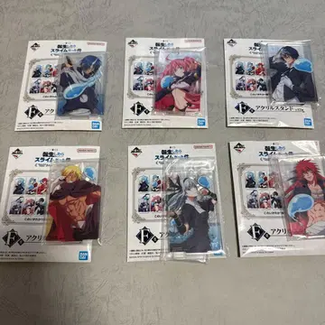 전생했더니 슬라임이었던 건에 대하여 아크릴 스탠드 6개 세트