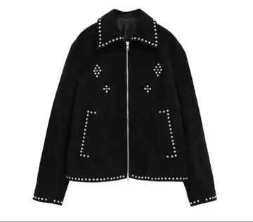 클라네 SUEDE STUDS BLOUSON