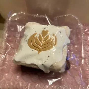 kikisquishy M 사이즈 멍한 순수 진흙 라떼 아트 빵