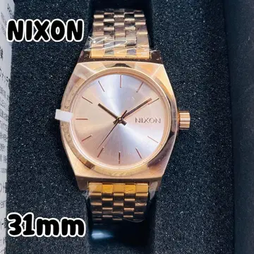 미사용 NIXON 닉슨 손목시계 미디엄 타임테러 로즈 골드