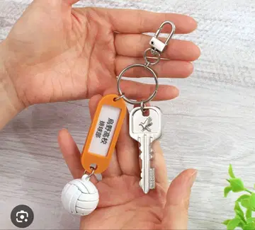 하이큐 트레이딩 고등학교 이름표기 열쇠 참 키링 카라스노